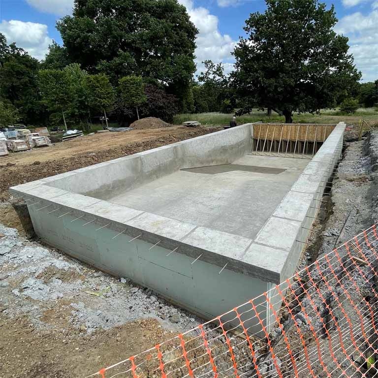 New Concrete Swimming Pool Shells