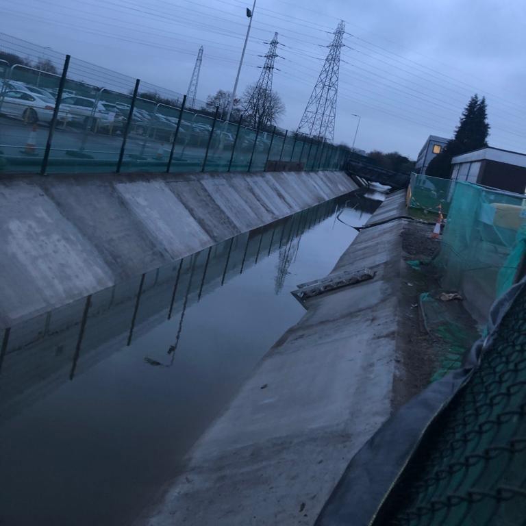 sprayed concrete Sea Defence Service